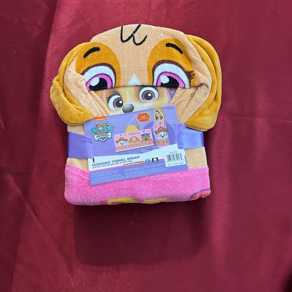 Adidas Kids Hooded Towel Wrap - Pink and Brown - Picture 1 of 4